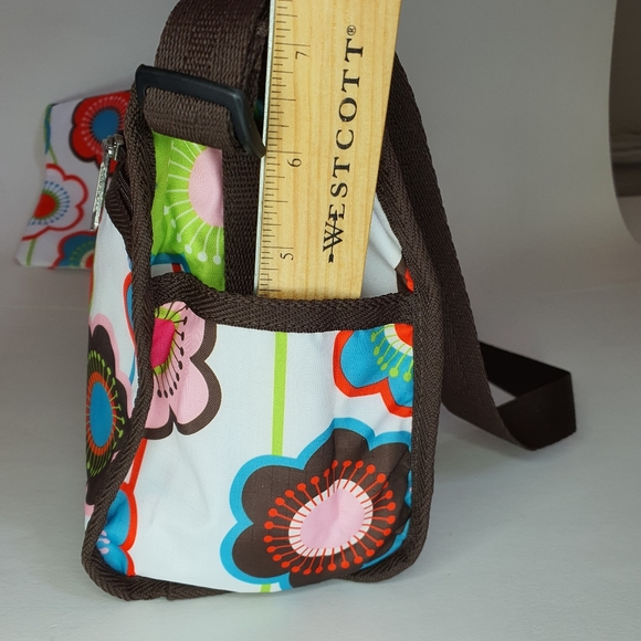 Lesportsac Graphic Flowers Classic Crossbody / Hobo Bag - Picture 9 of 12